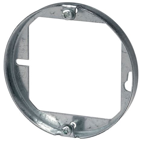 4 inch round electrical box extension|metal electrical box extension ring.